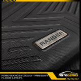 Ford Ranger XL XLS XLT Sport Wildtrak (2023 - 2024) Deep Dish Matting| Floor Liners V1