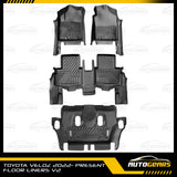 Toyota Veloz (2022 - 2024) 5D Extended Deep Dish Matting | Floor Liners V2