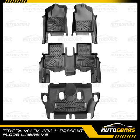 Toyota Veloz (2022 - 2024) 5D Extended Deep Dish Matting | Floor Liners V2