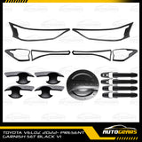 Toyota Veloz (2022 - 2024) Matte Black Garnish Set