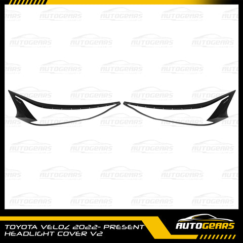 Toyota Veloz (2022 - 2024) Headlight & Tail light Cover Matte Black V2