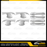 Geely Okavango (2020 - 2024) Door Bowl & Door Handle Cover Set Chrome