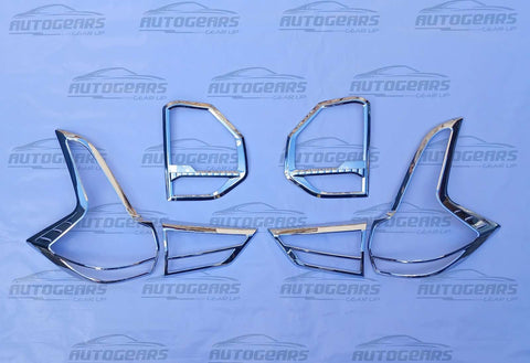 Nissan Livina (2022 - 2024) Headlight and Tail Light Cover Set Chrome