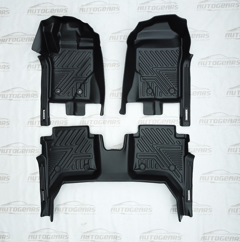 Ford Ranger XL XLS XLT Wildtrak (2023 - 2024) 5D Extended Deep Dish Matting | Floor Liners V2