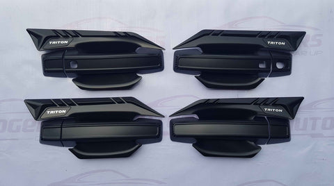 Mitsubishi Triton 2024 Door Bowl and Door Handle Cover Black