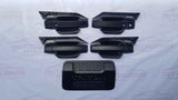 Mitsubishi Triton 2024 Matte Black Garnish Set