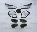 Toyota Wigo 2024 Matte Black Garnish Set