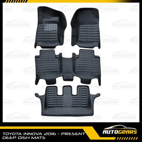 Toyota Innova (2016 - 2024) Deep Dish Mats / Matting