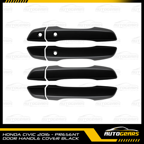 Honda Civic (2016 - 2021) Door Handle Cover Black