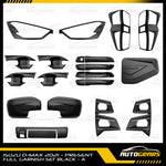 Isuzu D-max (2021 - 2023) Matte Black Full Garnish Set