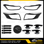 Toyota Vios (2013 - 2018) Matte Black Garnish Set