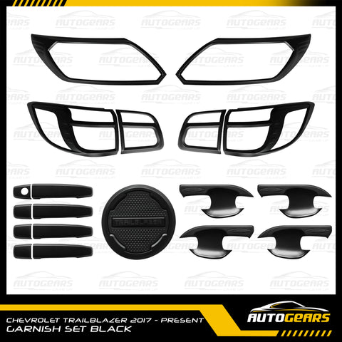 Chevrolet Trailblazer (2017 - 2022) Matte Black Garnish Set