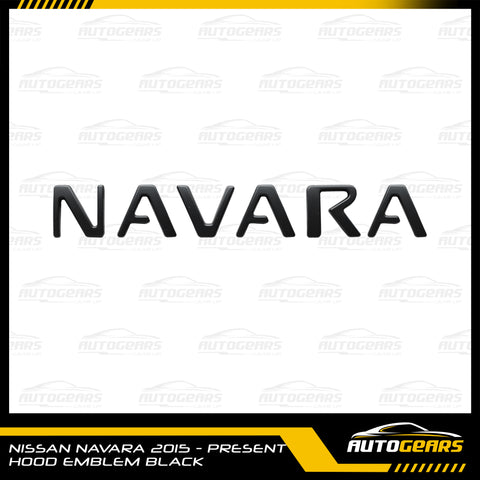 Nissan Navara (2015 - 2024) Hood Emblem Black