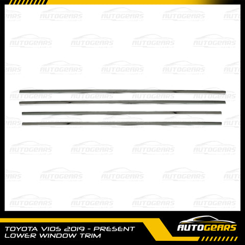 Toyota Vios (2019 - 2024) Lower Window Trim