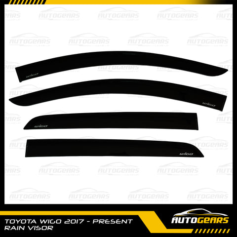 Toyota Wigo Gen 2 - Gen 3 (2017 - 2023) Rain Visor